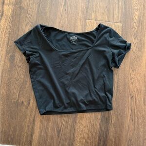 Hollister Black Crop Top